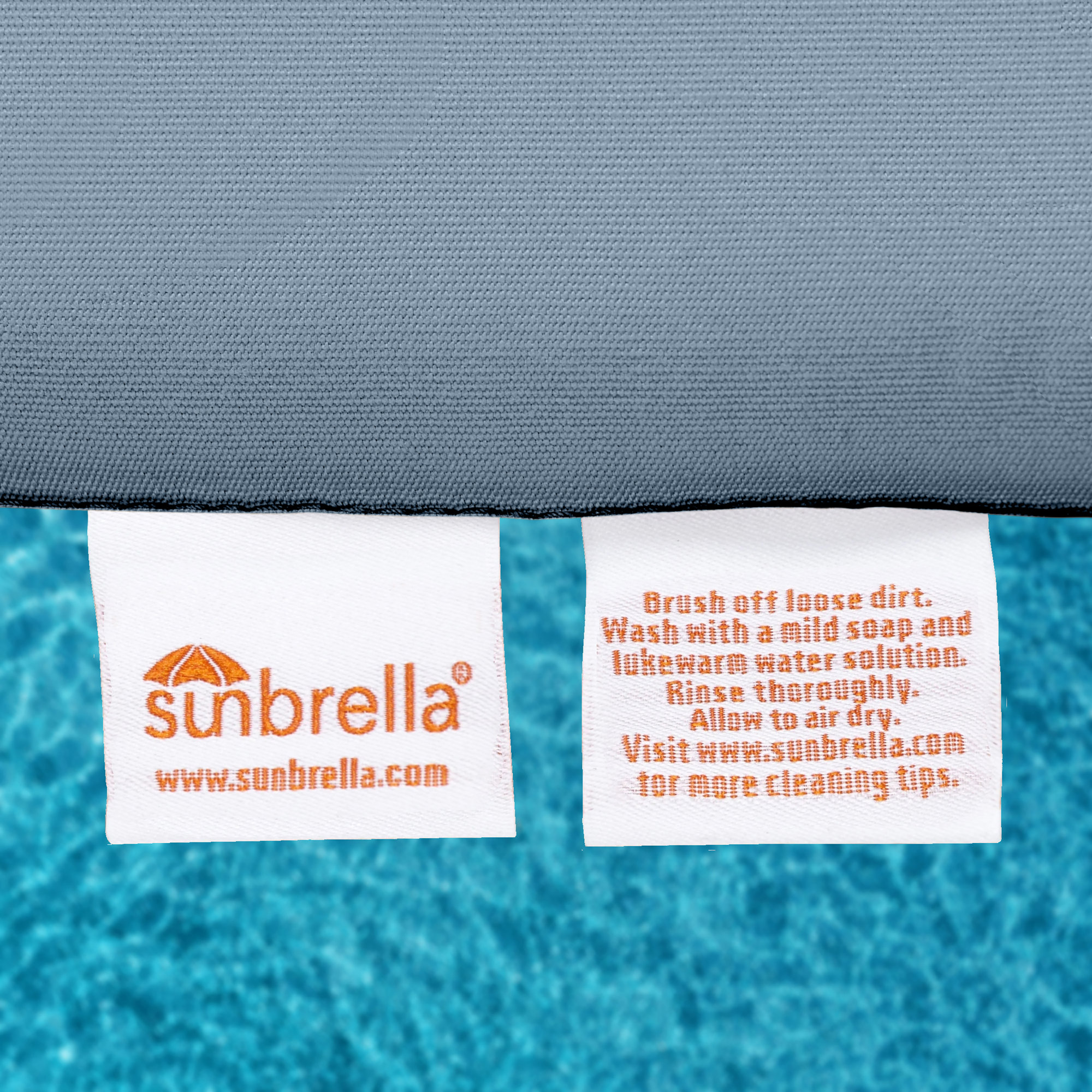 Sunbrella® Outdoor Bench Cushion, Spectrum Denim Sunbrella®