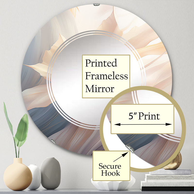 Miroir mural Chalfonte, 24 po x 24 po