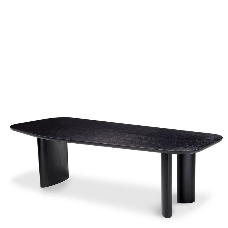 Dining Table Flemings Black Veneer - Legs