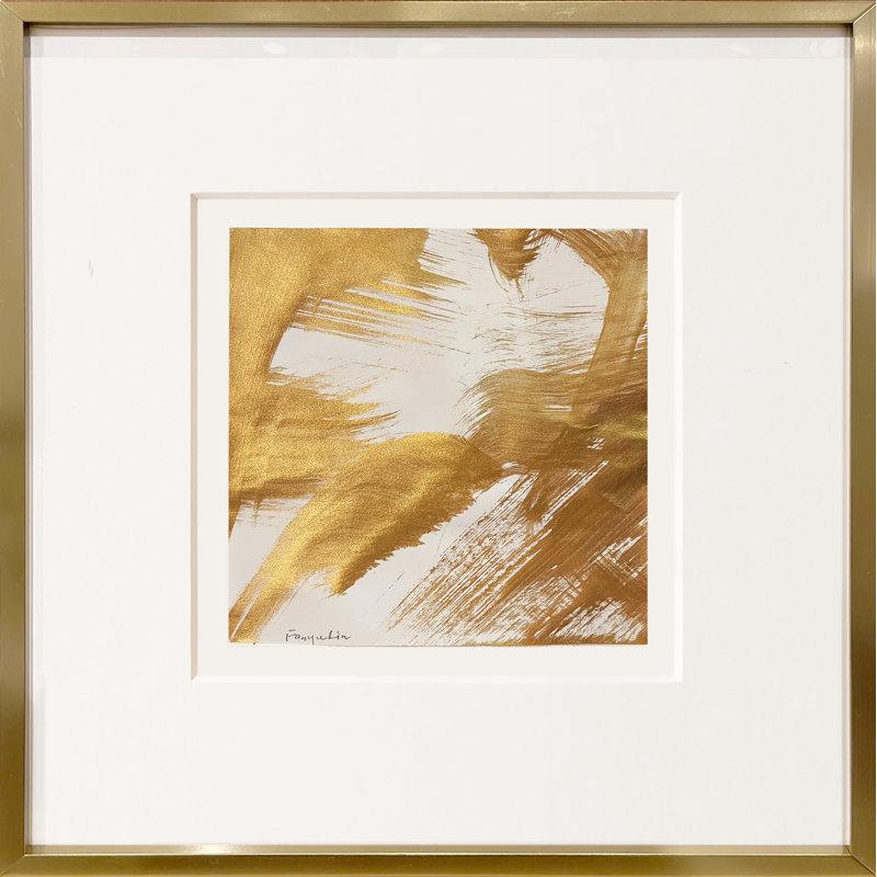 Gold No.22 by Fanyu Lin - Single Picture Frame Painting