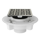 PVC 2" X 3" Drain Kit with Petal Decorative Cover