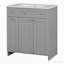 Ensemble de meuble-lavabo simple 30 po avec plateau en céramique Tahirih-668049449