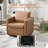 28.5" Wide Modern Soft Linen Upholstered Accent Chair with Swivel