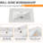 Benvolio 24.02'' Single Bathroom Vanity with Ceramic Top