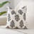 Brown Block Print Pillow Covers