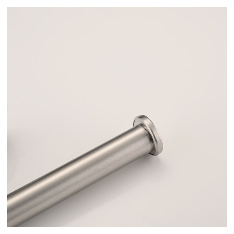 Porte-papier hygiénique auto-adhésif en nickel brossé - fixation murale en acier inoxydable, Nickel brossé
