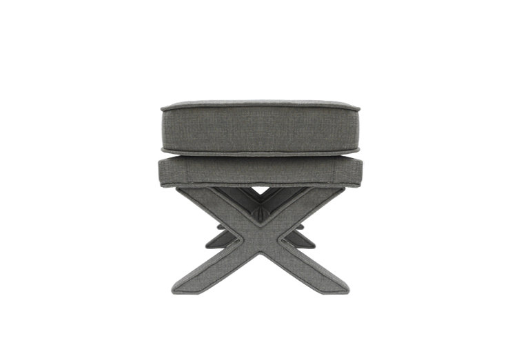 Banc rembourré Cayden, Cassonade Bella