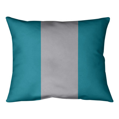 Striped Reversible Throw Pillow