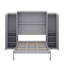 Lit escamotable avec garde-robe et tablette de rangement-1308175400-1308175402
