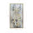 22X42 S/3 Abstract Canvas, Multi On Gold Frame