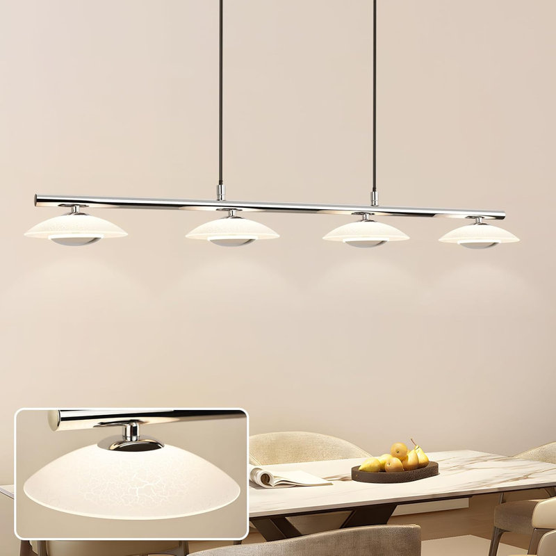 - Light Stainless Steel LED Pendant