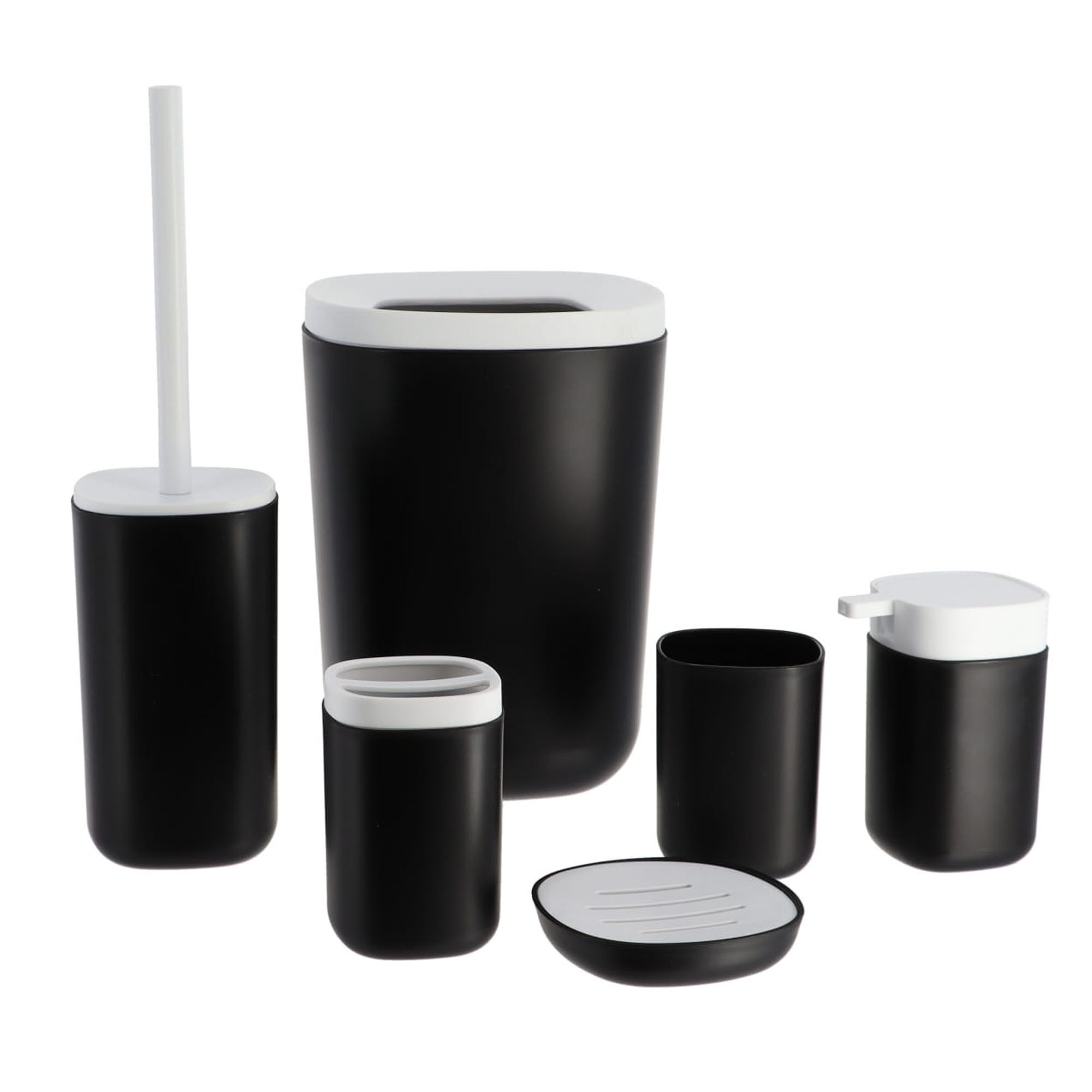 Set Salle De Bain 6 Pièces – Résine Écologique – Élégant Et Pratique