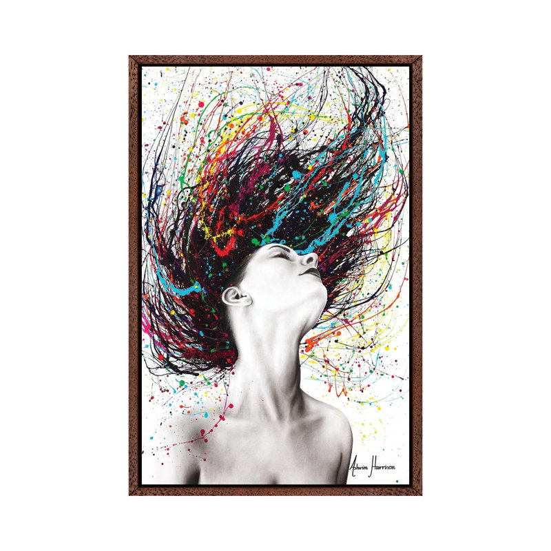 Afterglow by Ashvin Harrison - Print on Canvas, 66.04 cm H x 45.72 cm W, Classic Brown Wood Framed