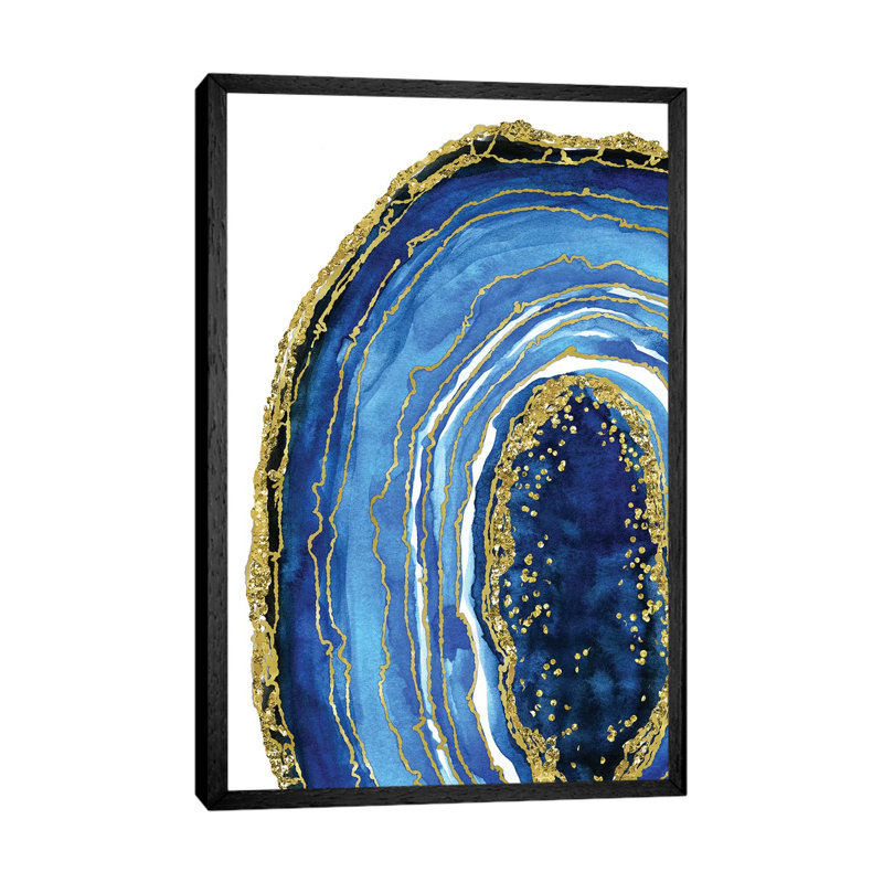 Geode I by Blursbyai - Gallery-Wrapped Canvas Giclée on Canvas, 152.5 cm H x 101.5 cm W, Black Framed