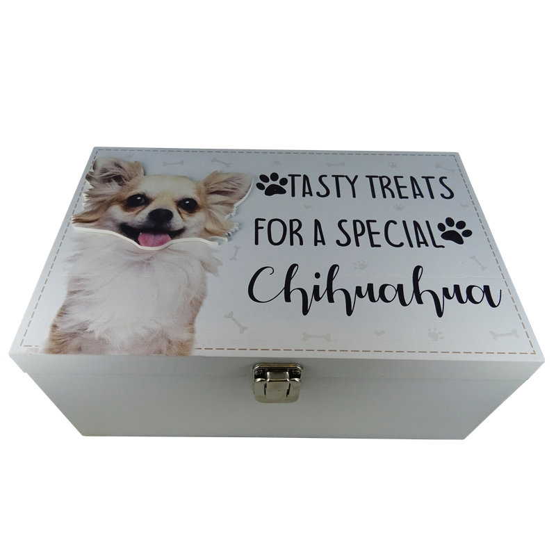 Chihuahua Dog Treat Box Dias Decorative Box