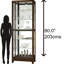 Luke V Lighted Curio Cabinet-406363447