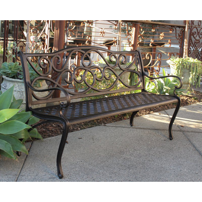 Kahn Aluminum Outdoor Bench