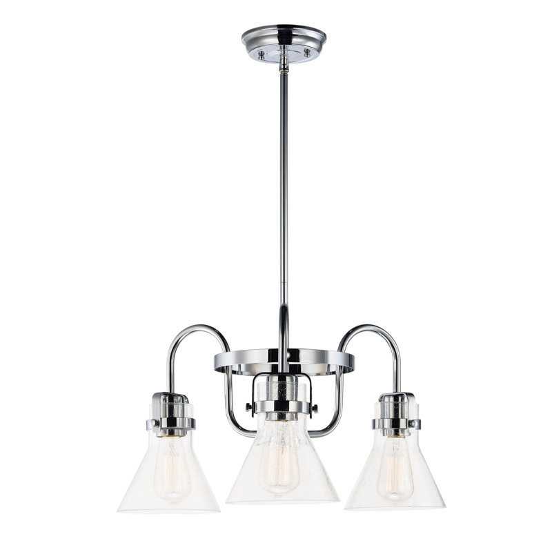 Amarvir 3 - Light Dimmable Classic / Traditional Chandelier, Polished Chrome
