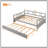 Full Size Daybed Wood Bed With Twin Trundle, Space-Saving And Multi-Functional Design For Modern Living-1677659790