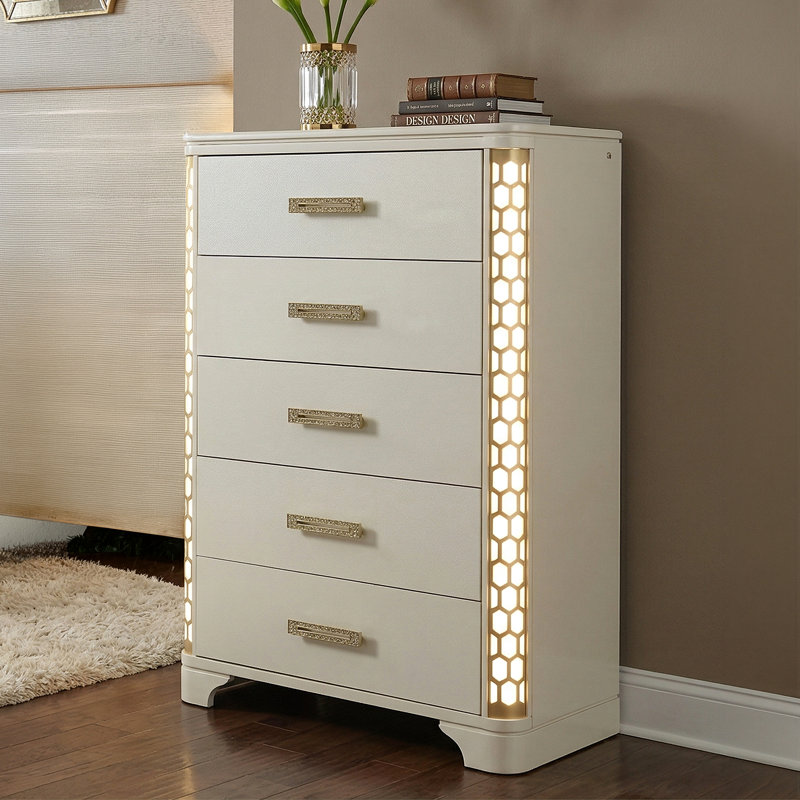 Devien 37'' W 5 - Drawer Dresser