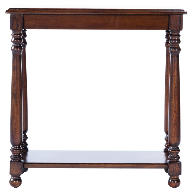 Leann End Table with Storage, Distressed Castlewood