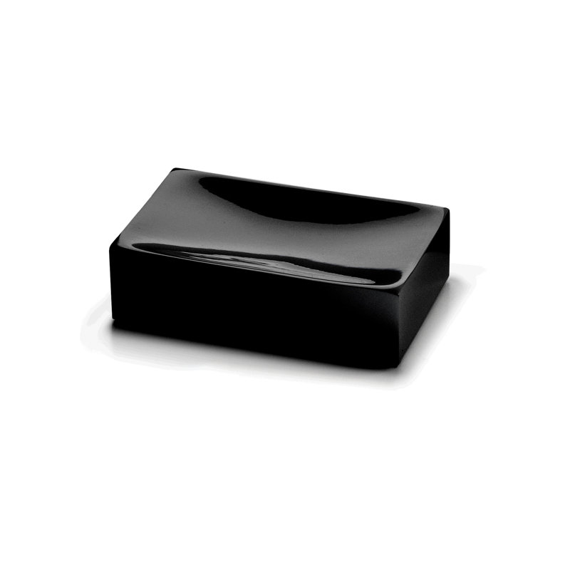 Justeen Soap Dish, Black