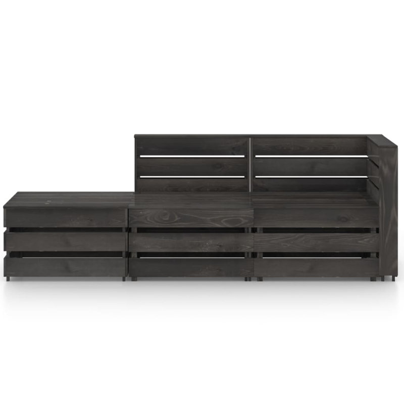 Pastore 2 Seater Sofa Set, Grey