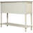 Sideboard Console Table with Bottom Shelf, Farmhouse Wood/Glass Buffet Storage Cabinet