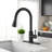 Single Handle Deck-mount Pull-down Kitchen Faucet with Sprayer-49318299-49332500