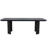 Shore 90" Mindi Solid Wood Dining Table