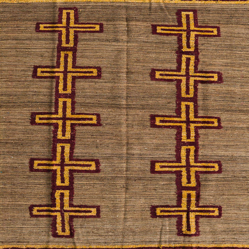 Abstract Indoor Rug, Square 3'