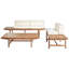 GIAVENO Wicker 3 - Person Garden Lounge Set with Cushions