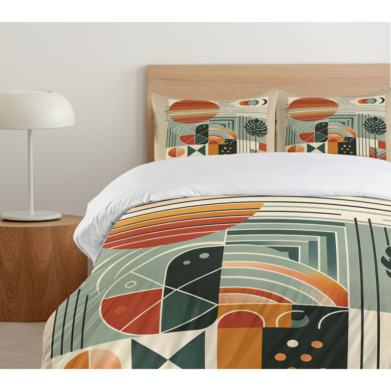 Monstera Duvet Cover, Queen Duvet Cover + 2 Standard Shams
