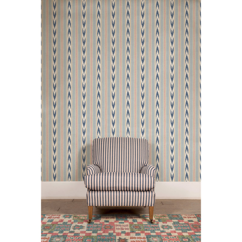 Newport Stripe, Blue/Red