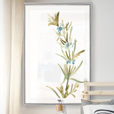" Earthtone Herbs III " Painting Print