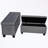 Khattabi Fabric Upholstered Storage Bench-1433915305