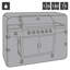 Symple Stuff 180cm W x 75cm D Grill Cover
