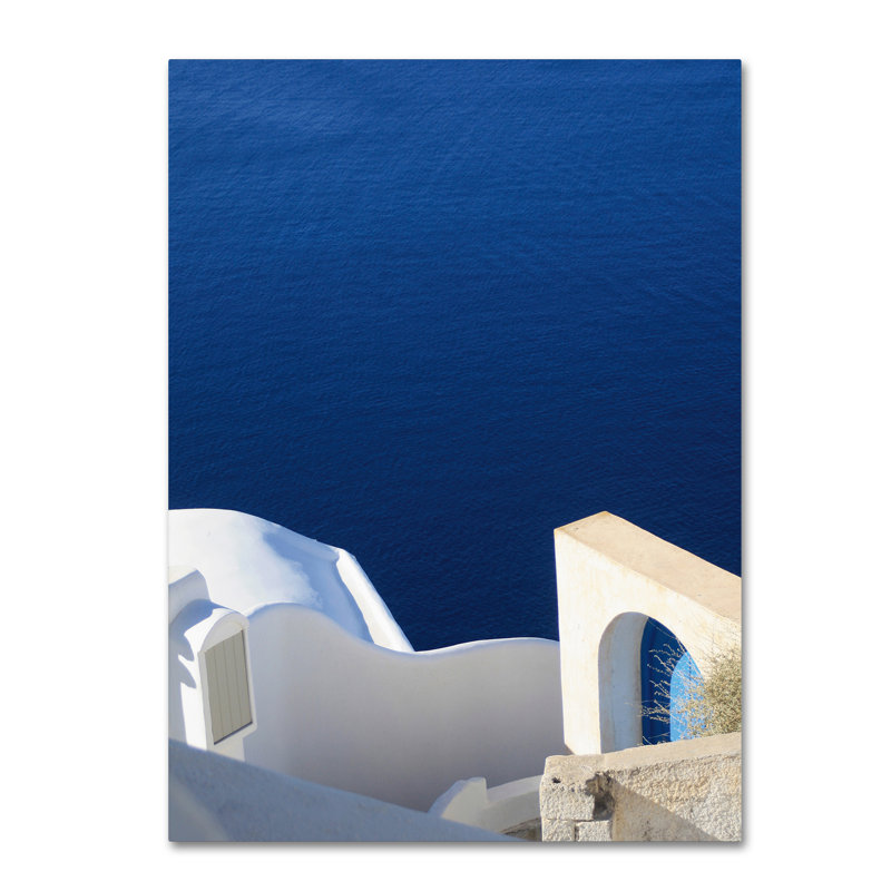 Alyssea «Santorini II Crop», reproduction de photo sur toile tendue, H 32 po x l 24 po