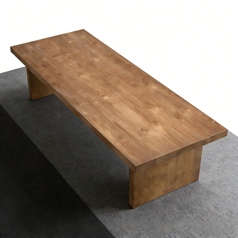 Table de conférence moderne en bois massif pour 8 personnes, 29,53 po H x 86,61 po L x 35,43 po po