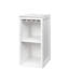 Armoire à vin blanc avec tablettes pour garder votre couloir bien rangé pour la chambre à coucher - choix de couleur