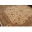 Tapis beige / rouge en laine noué à la main de conception unique 9 pi 2 po x 11 pi 11 po Talhah