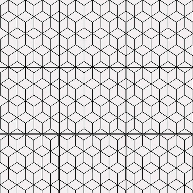 Carreau de porcelaine pour plancher et mur à motif 10 po x 10 po Winifred, Nègre
