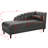 Faux Leather Chaise Lounge