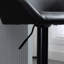 Morganti Swivel Upholstered Adjustable Height Counter Stool with Metal Frame-672852602