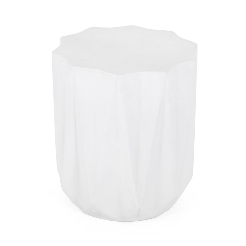 Outdoor Lightweight Concrete Side Table