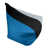 Bleu / noir / argent
