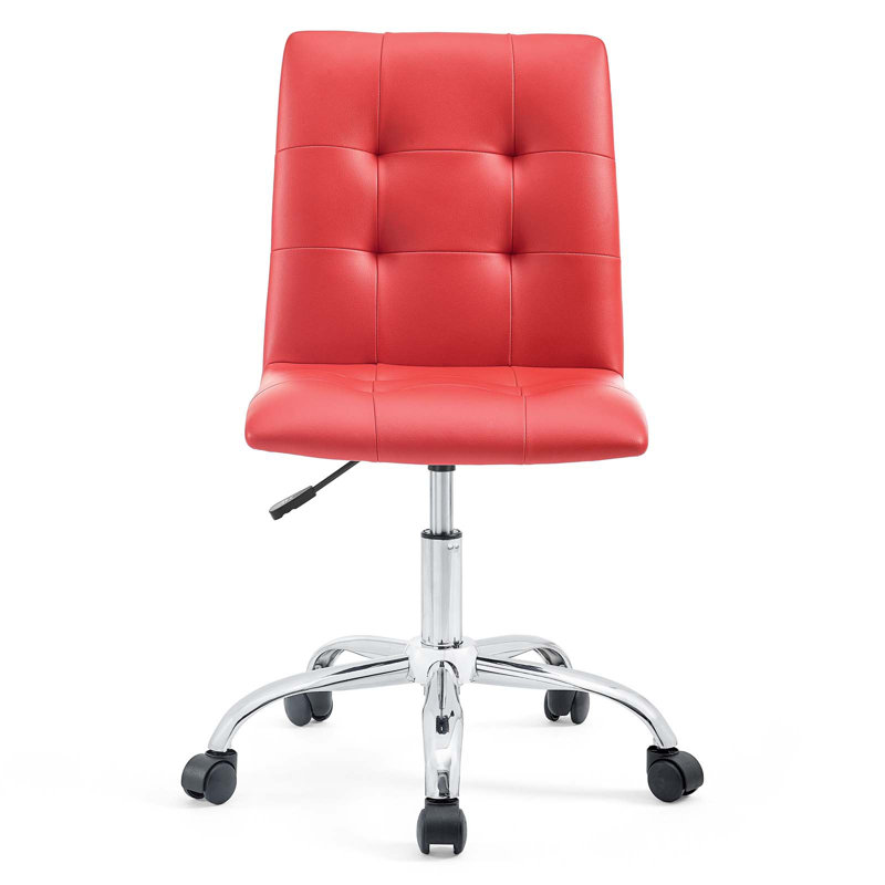 Chaise de bureau Modway Prim, Rouge