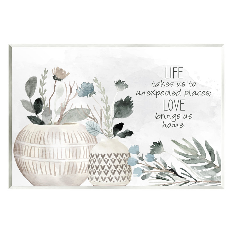 «Love Brings Us Home» par Kim Allen, H 13 po x l 19 po