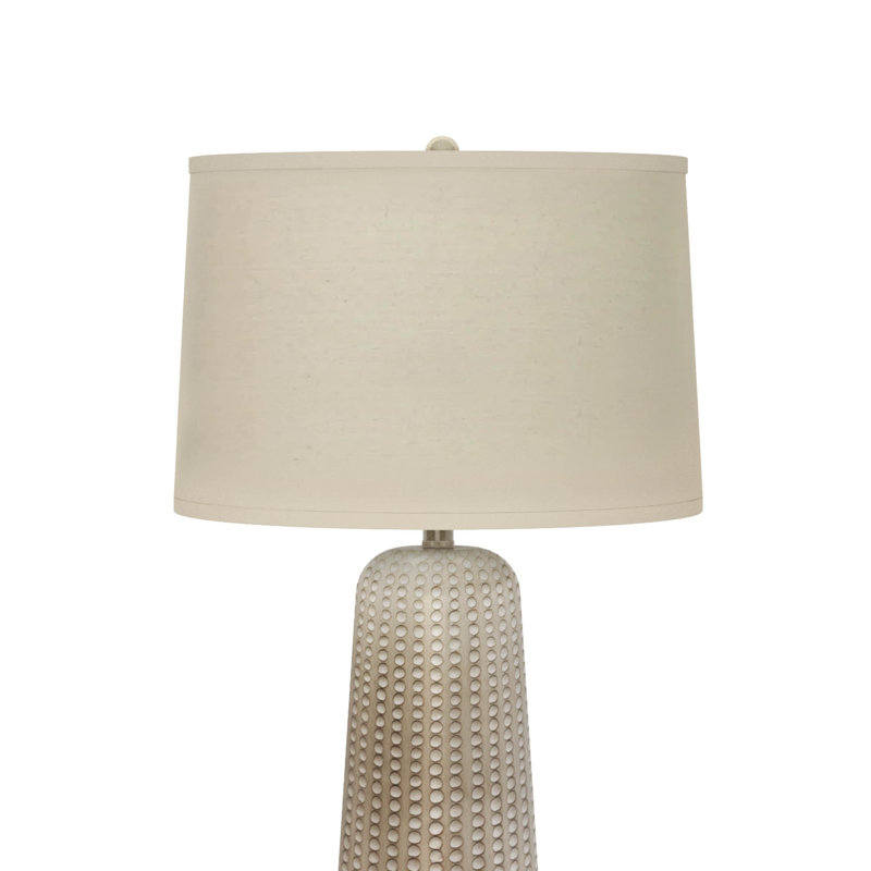 Marissa - 31" Resin Table Lamp - Set of 2 - Beige Finish, Tan