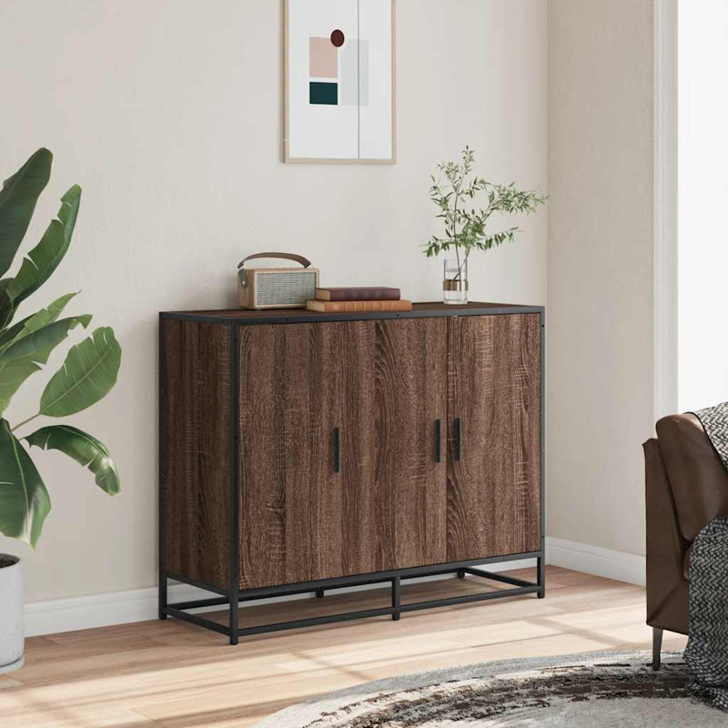 Amunra 94cm Sideboard, Brown Oak